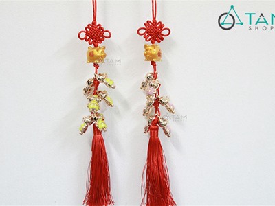 Dây treo Tết bầy heo xinh số 35 (30cm)